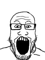 glasses markiplier open_mouth soyjak stubble template variant:markiplier_soyjak youtube // 600x800 // 7.2KB