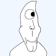 crescent cyclops moon one_eye series:remastered_soyjaks smile subvariant:eliot template transparent_background waning_crescent_moon // 1280x1280 // 19.1KB