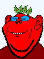 admin beetroot broot leaf red_skin remastered smile soyjak_blog stubble tinted_glasses variant:impish_soyak_ears // 598x800 // 22.8KB