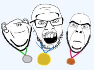 boards bronze gold icon medal olympics silver soyjak soyjak_blog sp_(soyjak_blog) stubble variant:cobson variant:feraljak variant:impish_soyak_ears // 1284x953 // 150.3KB