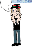 arm aryan_soldier_(user) black_nails black_shirt black_shoes blacked blm_logo blond blue_eyes cap closed_mouth clothes flag:nazi_germany flag:palestine flag:pan-african full_body hand hat jeans long_hair meta:namefags nails neutral nose shoe spade speech_bubble speech_bubble_empty text thin variant:kuzjak white_background white_skin wimp // 500x720 // 35.0KB