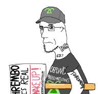 bald bloodshot_eyes conspiracy conspiracy_theory glasses schizo schizophrenia sign stubble tatoo thrembo variant:smilejak // 633x608 // 26.0KB