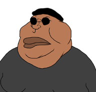 aliased brown_skin clothes fat glasses gray_shirt hair lips obese sunglasses variant:meximutt white_background // 888x849 // 31.3KB