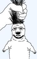 hair hand holding_soyjak homunculus mandrake open_eyes open_mouth teeth template transparent_background variant:prematurejak // 728x1160 // 26.3KB
