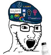 antenna atheism bbc black_lives_matter blacked blackedfag bottle clothes faggot feminazi feminist fist flag glasses google hat hillary_clinton im_with_her jewgle lgbt logo open_mouth pisscord plastic_bottle raised_fist_(symbol) reddit redditard resetera reseterasshole rust_(programming_language) sjw social_justice_warrior soy soyjak soylent soylent_bottle soyslop spotifuck spotify stubble variant:soyak // 988x1059 // 251.1KB