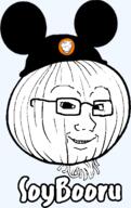 2soyjaks chud_is_a_fuckin_retard_who_loves_to_vandalize_my_posts clothes disneyland ear glasses hat logo mickey_mouse onion smile soybooru soyjak stubble text variant:impish_soyak_ears variant:soyak // 347x550 // 22.1KB