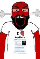 911 1268 1841 1868 1905 1928 1975 2013 angry april april_4 arm auto_generated beard clothes country glasses open_mouth red soyjak steam subvariant:science_lover text variant:markiplier_soyjak wikipedia // 1440x2096 // 596.0KB