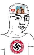 4chan animated arm ban bbc blacked clothes frog glasses happy_merchant judaism pepe pol_(4chan) porn reddit redditard rent_free soyjak tranny tshirt variant:chudjak variant:soyak whore // 647x1031 // 426.5KB