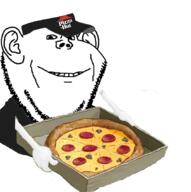 'za arm hand pizza pizza_hut smile spongebob_squarepants variant:impish_soyak_ears // 845x850 // 385.5KB