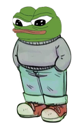 amphibian animal closed_mouth clothes frog full_body green_skin grey_shirt lips nas nas:pepe pepe pepe_the_frog shoe subnas:apu transparent_background // 741x1181 // 517.3KB