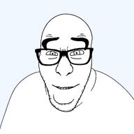 glasses happy looking_at_you smile soyjak stubble transparent_background variant:slitherjak // 1024x1024 // 42.8KB