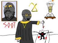 4soyjaks antenna arm blood clothes ear glasses hand holding_object inverted leg mustache occult open_mouth reddit sacrifice smile soot soot_colors soyjak soyjak_party stubble subvariant:fingerboy thrembo thrembometer variant:a24_slowburn_soyjak variant:gapejak variant:markiplier_soyjak variant:soyak // 1194x884 // 180.2KB