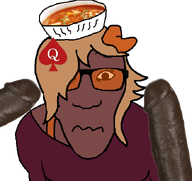 bbc bbc_slut beefsoup_(user) bowl cock goth meta:namefags orange_glasses penis scared soup variant:el_perro_rabioso // 689x650 // 192.8KB