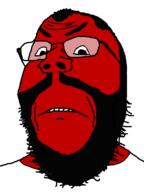 beard frown hair merge red_skin soyjak subvariant:science_lover variant:gapejak variant:markiplier_soyjak // 600x800 // 33.0KB