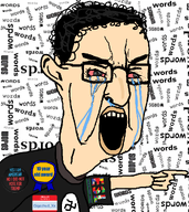 Gigachud_Xx(namefag) award bloodshot_eyes child clitty_leakage donald_trump esl hello_my_name_is_(sticker) jewish_nose kid meta:op_is_a_shalala_for_not_adding_a_variant_tag_also_stop_deleting_this_tag_mustard mutt namefags subvariant:chudjak_seething variant:chudjak wordswordswords // 917x1027 // 665.7KB