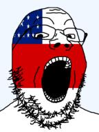 amazonas brazil flag flag:amazonas glasses looking_at_you open_mouth soyjak star_(symbol) stubble teeth transparent_background variant:gapejak // 600x800 // 31.7KB