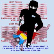 firearm gun gunshot imperator_(user) islam ukraine ukrainian_flag variant:bernd variant:chudjak warrior-z_(user) // 500x500 // 263.0KB