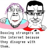 2soyjaks chud_troon_alliance ear friendship glasses hair hand lipstick mustache purple_hair smile soyjak soyjaks stubble subvariant:chudjak_front text tranny variant:bernd variant:chudjak // 670x771 // 268.5KB