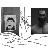 bed blowjob_machine box cardboard gigachad greyscale hole nas:gigachad series:me_and_your_mom subvariant:massjak subvariant:massmeowjak variant:gapejak // 2000x2000 // 1.0MB