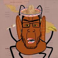 bug hair meta:tagme mexico soyjak stubble subvariant:chudplier text variant:chudjak variant:markiplier_soyjak // 1730x1730 // 1.9MB