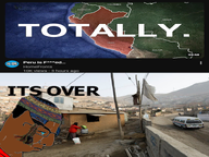 black_hair brown_skin chullo crying eyes_closed glasses irl_background its_over looking_down peru red_shirt slum tear text variant:chudjak youtube youtube_thumbnail // 800x600 // 691.0KB