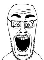 bald beard front_facing glasses open_mouth variant:cutejak // 437x599 // 9.0KB