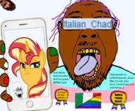 CelticIP_(namefag) Hamas_2(namefag) autism bnwo christianity europe european flag flag:italy flag:lgbt_pride_flag flag:transgender_pride_flag glasses holding_object holding_phone italian_chad(namefag) lee_goldson mustache my_little_pony phone purple_hair rika_furude_fan_(user) rosa_ushiiromiya_fan(namefag) spanish_aryan(namefag) stubble teeth tongue tranny transparent_background ugly variant:bernd white yellow_teeth // 916x752 // 411.9KB