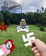 adolf_hitler blood forest full_body irl irl_background islam kike knife kosher nazism picture roach scared sonnenrad subvariant:wholesome_soyjak swastika tranny turkiye turkroach tvrkaryan variant:bernd variant:gapejak // 1170x1415 // 2.8MB