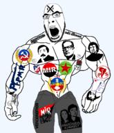 angry antifa arm buff cecilia_magni chile chilean_social_democracy_party christian_left_party_of_chile clothes communism communist_party_of_chile communist_youth_of_chile el_enano_maldito full_body gigachad glasses grey hammer_and_sickle hand inti-illimani leg manuel_rodríguez_patriotic_front miguel_enríquez open_mouth pablo_neruda politics popular_unitary_action_movement popular_unity quilapayún radical_party_of_chile raúl_pellegrin red_star revolutionary_left_movement_(chile) salvador_allende socialism socialist_party_of_chile soyjak stubble text trend:slopjak variant:cobson víctor_jara // 1080x1257 // 393.0KB