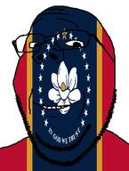 christianity flag:mississippi flower glasses god looking_at_you magnolia mississippi plant smile soyjak star_(symbol) stubble subvariant:wholesome_soyjak teeth template united_states variant:gapejak // 582x772 // 26.6KB