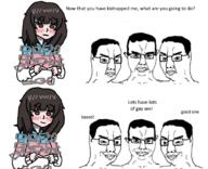 3soyjaks blush chain glasses kidnap sweating tranny uwu variant:chudjak // 744x604 // 337.6KB