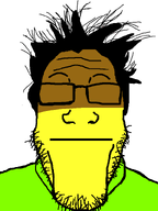 closed_mouth clothes deltarune glasses hair kris_(deltarune) stubble variant:markiplier_soyjak video_game white_background // 600x800 // 17.1KB