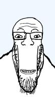 glasses nose smile stubble subvariant:longplier subvariant:wrenchplier teeth transparent_background variant:markiplier_soyjak // 993x1745 // 50.5KB