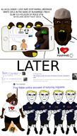 black_pants black_shoes blue_shirt brown_skin buff countrywar crescent crescent_and_star gap i_love islam islamic_hat italian_flag italy map_(pedophile) muhammad open_mouth pedophile police policemen red_sclera small_penis subvariant:ackmutt subvariant:unbotheredchud tiny_pecker tmd total_muslim_death variant:bernd variant:chudjak white_shirt white_skin wordswordswords yellow_hair yellow_teeth // 2602x4589 // 3.5MB