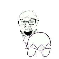 animated anime cirno fumo glasses monochrome touhou twerk variant:feraljak video_game // 340x340 // 73.3KB