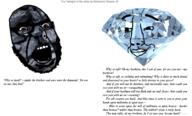 book coal comic diamond gem multiple_soyjaks nietzsche philosophy smug variant:chudjak variant:cobson wordswordswords // 2500x1504 // 1.3MB