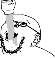 dexter_reed drinking ear glasses good_burger looking_up open_mouth soy soylent stubble variant:unknown // 562x609 // 24.0KB