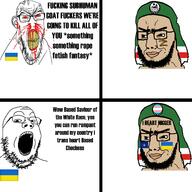 3soyjaks chechen chechnya i_heart i_heart_nigger i_love i_love_nigger islam nato russia soyjak trans_flag trans_rights ukraine variant:chudjak variant:feraljak variant:gapejak z_(russian_symbol) // 1500x1500 // 379.3KB