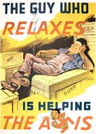 aryan axis blue_shirt cigarette crate lazy overalls propaganda propaganda_poster sleeping smoke smoking snake subvariant:mexiaryan swastika variant:chudjak variant:meximutt world_war_2 // 1000x1401 // 719.9KB
