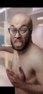 angry artificial_intelligence bald balding beard bullying glasses locker meta:ai_generated muscles racism real school variant:feraljak viggle viggle_ai // 592x1280, 35.1s // 7.1MB