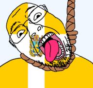 ack animal dead eagle flag flag:russia flag:stavropol_krai glasses hair hanging krai open_mouth rope russia skin soyjak stavropol_krai stubble suicide teeth tongue transparent transparent_background variant:bernd white yellow_teeth // 768x719 // 76.1KB