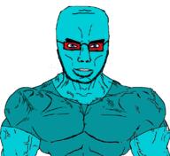 admin bald blue_skin qaculture red_glasses shemmy stubble subvariant:muscular_chud svvt variant:chudjak // 791x727 // 193.6KB