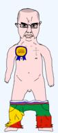 ack award balding christianity eastern_orthodox flag flag:russia flag:zabaykalsky_krai full_body glasses hair krai naked nsfw orthodox_cross penis russia skinhead small_penis soyjak subvariant:chudjak_front subvariant:obsessedchud text transbaikal transparent transparent_background underpants variant:chudjak white_skin zabaykalsky_krai // 848x1911 // 46.8KB