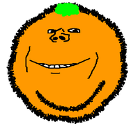 ball closed_mouth food foodjak fruit hair looking_at_you orange_(fruit) orange_skin pedicel smile stubble subvariant:impish_ball transparent_background variant:impish_soyak_ears // 566x556 // 24.2KB