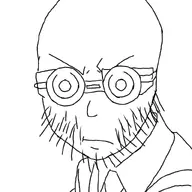 2026 beard_stubble big_glasses brimstone_winter closed_mouth clothes comically_large_glasses eyebrows fancy_clothes glasses nose small_nose soul_eater stubble suit variant:oxjak variant:unknown // 800x800 // 176.2KB