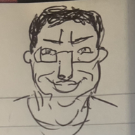 black_hair doodle glasses pen sketch variant:chudjak // 1161x1161 // 1.2MB