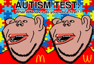 amerimutt autism black_sclera brown_skin clothes dean ear lips looking_at_you looking_to_the_left mcdonalds mutt open_mouth red_shirt series:muttverse soyjak stubble subvariant:impish_amerimutt text united_states variant:impish_soyak_ears // 1196x814 // 193.0KB