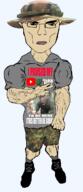 buff camouflage chud edelweiss ifunny larp larper military military_uniform subvariant:unbotheredchud tattoo variant:chudjak youtube // 549x1268 // 258.4KB