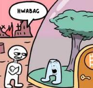 among_us arm bitcoin comic crossed_arms full_body glasses open_mouth raised_eyebrow speech_bubble stonetoss text variant:cobson video_game // 917x861 // 95.5KB