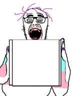 beard crazed eyebrows flag:transgender_pride_flag glasses holding_object meta:template moustache template tranny variant:twojak wrinkles // 1169x1536 // 43.3KB